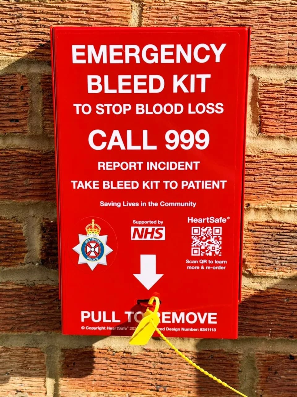 Bleed kit at Bemerton Heath Centre